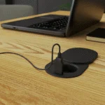 ELEKTRIMA SLIDER Desk power strip inset round – 3