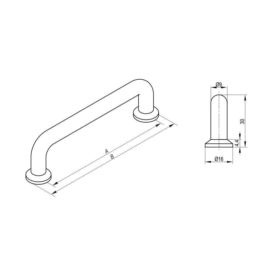 Handle furniture LIRA