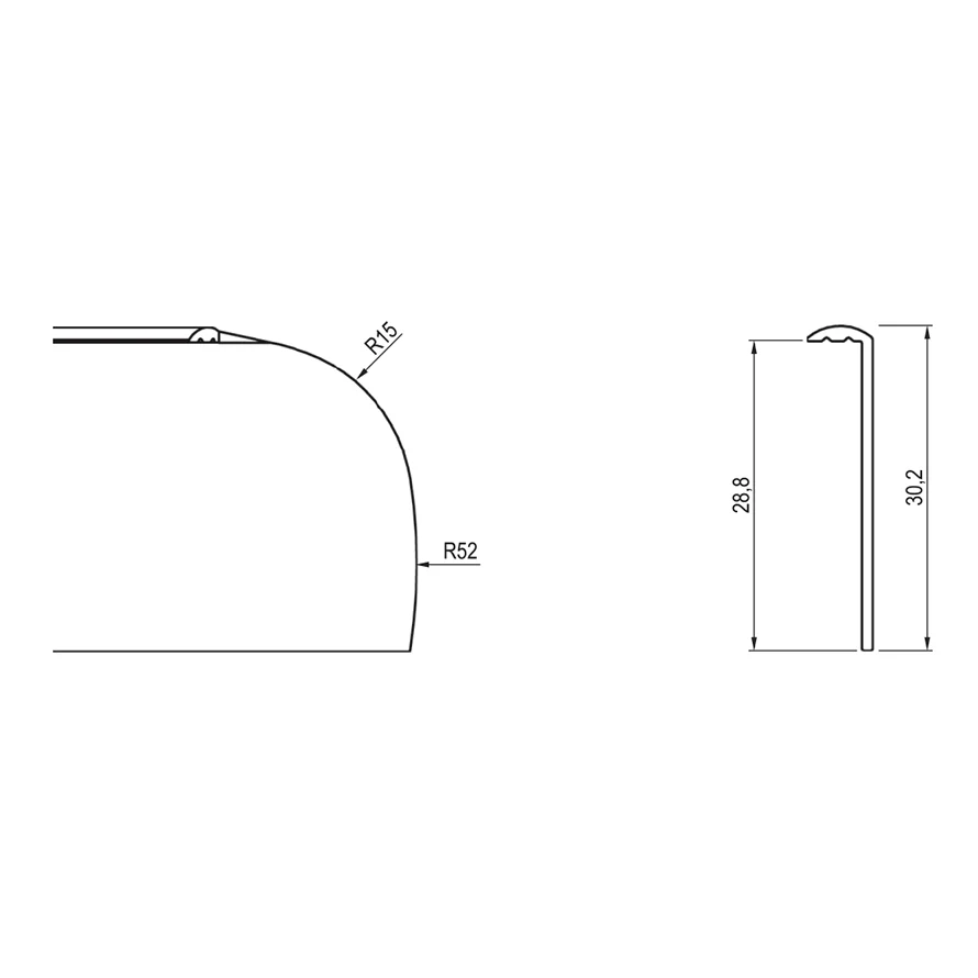 Profile side ALPO 28