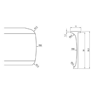 Profile angle DUROPAL 38