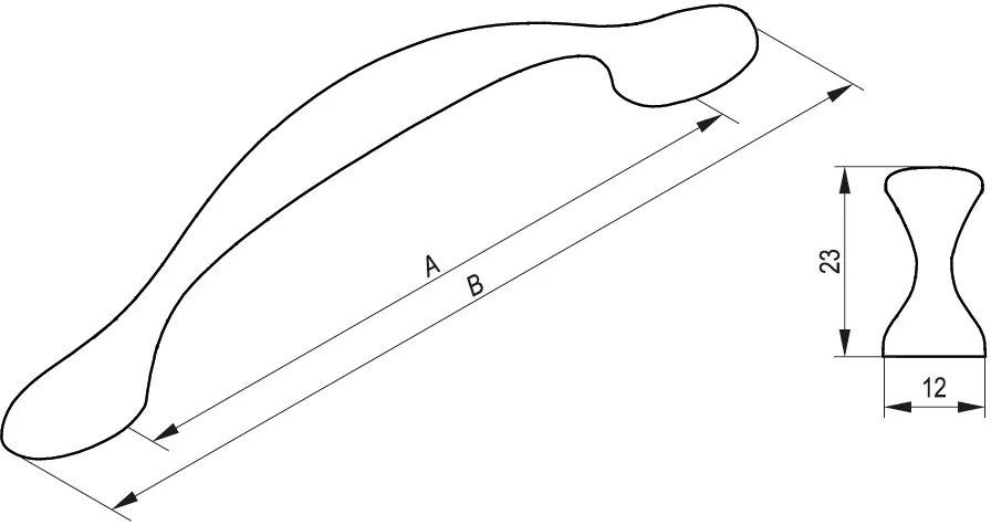 Handle furniture MAGNA