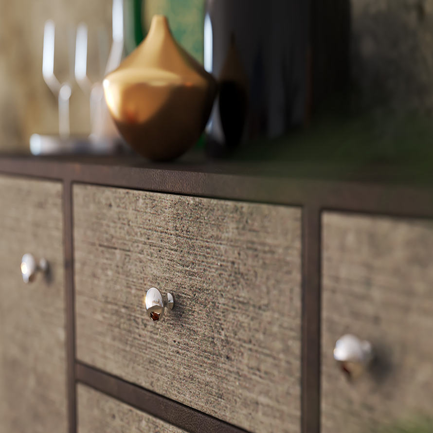 Furniture knob NIRO