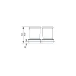 Waste container PRAKTIKO 60 triple – 3