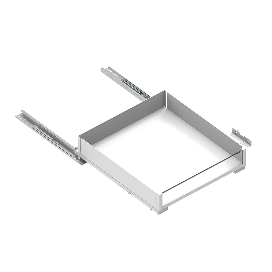 Internal drawer with automatic extension for hinge Line Maxima PURO, height 80 mm