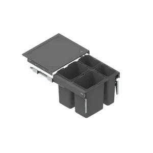 Drawer SEGREGO with containers for waste, graphite