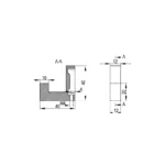 Furniture hanger TETRISS single – 2