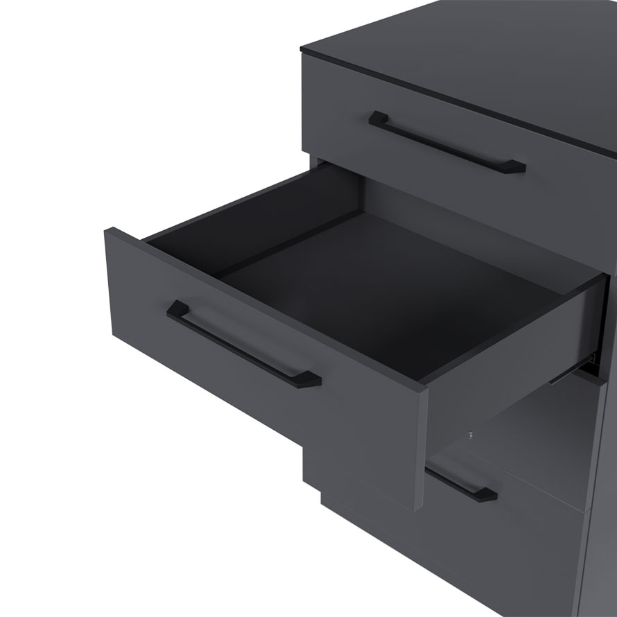 Front drawer Ultra Box H=118 Graphite