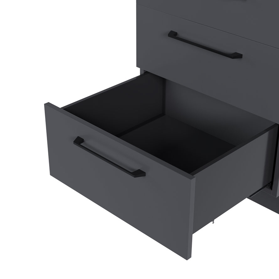Front drawer Ultra Box H=199 Graphite