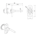 Kapilukk ZC01 tsentraallukustuse siiniga – 3