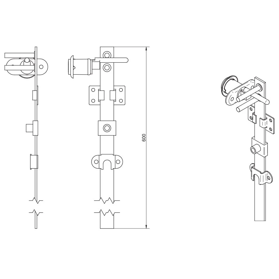 Kapilukk ZC01 tsentraallukustuse siiniga