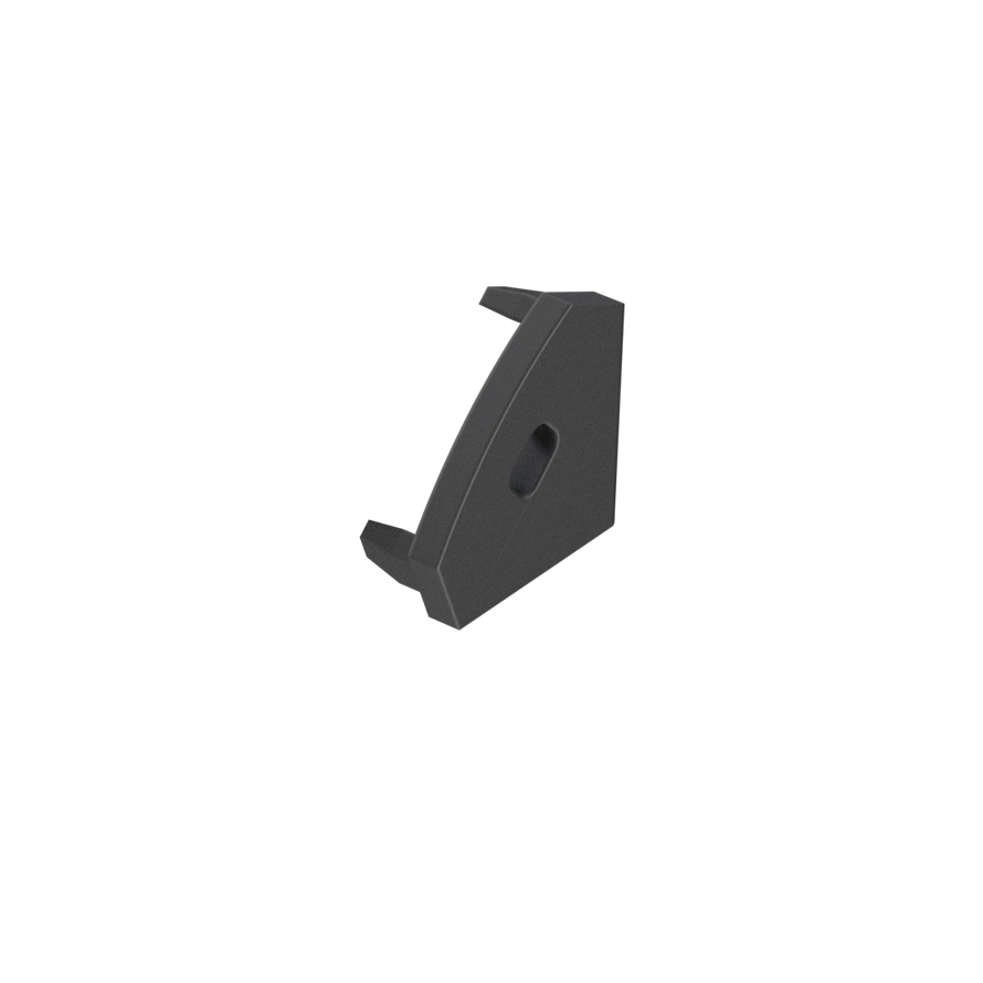 LUMINO End cap profile corner with with hole