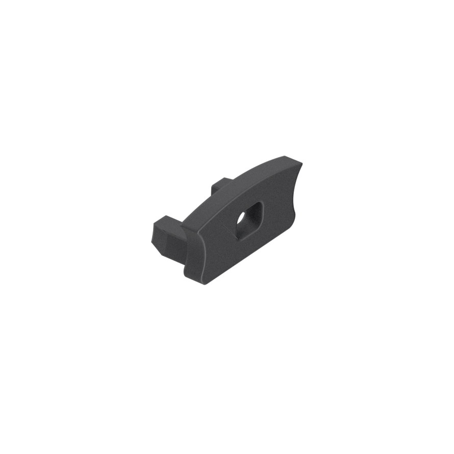 LUMINO End cap profile overlay with with hole