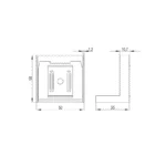 Hanger furniture IKA universal with end cap – 2