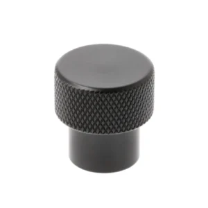 Aluminium knob STRUCTURE black matt