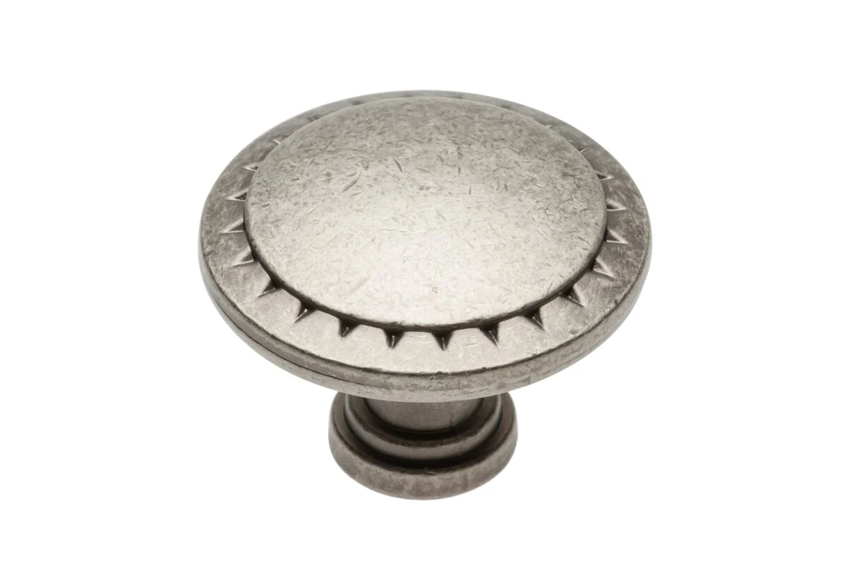 Zamak knob PALERMO, antique silver