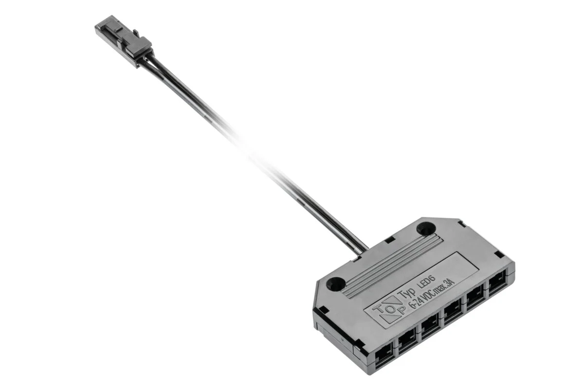 Splitter 6 x mini AMP, 2 m