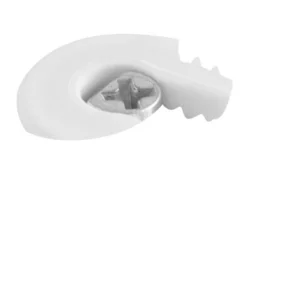 Eccentric connector GTV connector fi20mm + mandrel 20mm, thread 6x11mm, plastic, white (1000 pcs.)