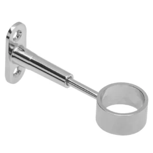 Adjustable spacer for 25 mm pipe, quality chrome