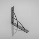 Shelf support NEO, 18×18 cm, black mat – 2
