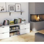 Shelf support NEO, 18×18 cm, black mat – 6