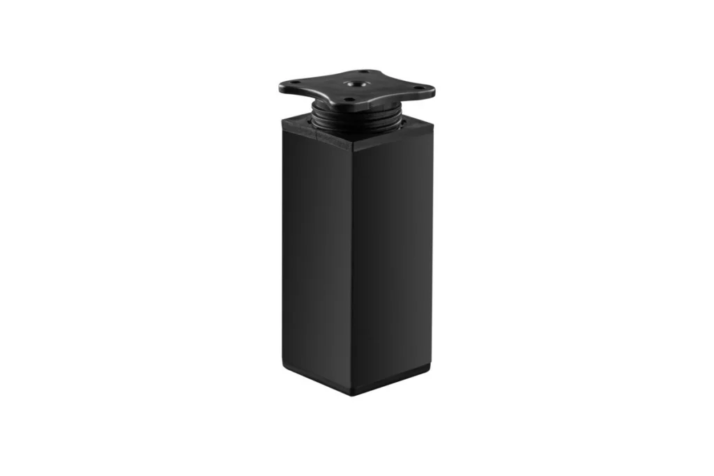 Leg DAKP-27 h-100mm, black, 40×40