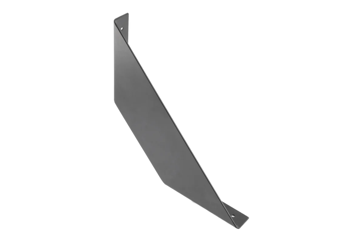 Hyllytuki FLAT, 20×20 cm, mattamusta