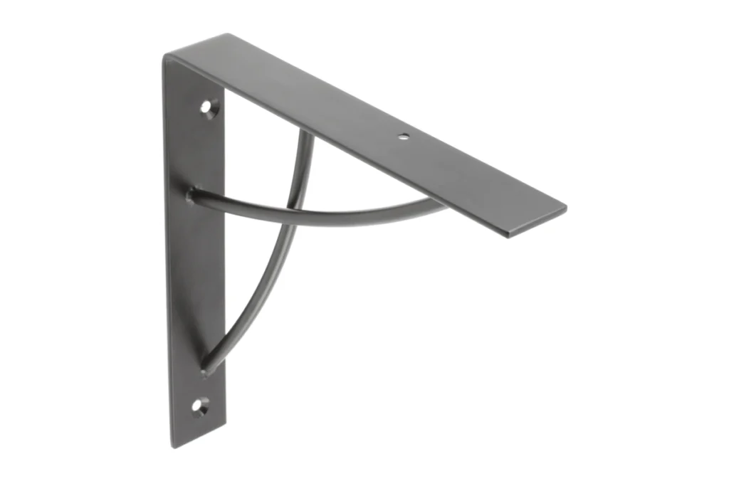 Shelf support NEO, 18×18 cm, black mat