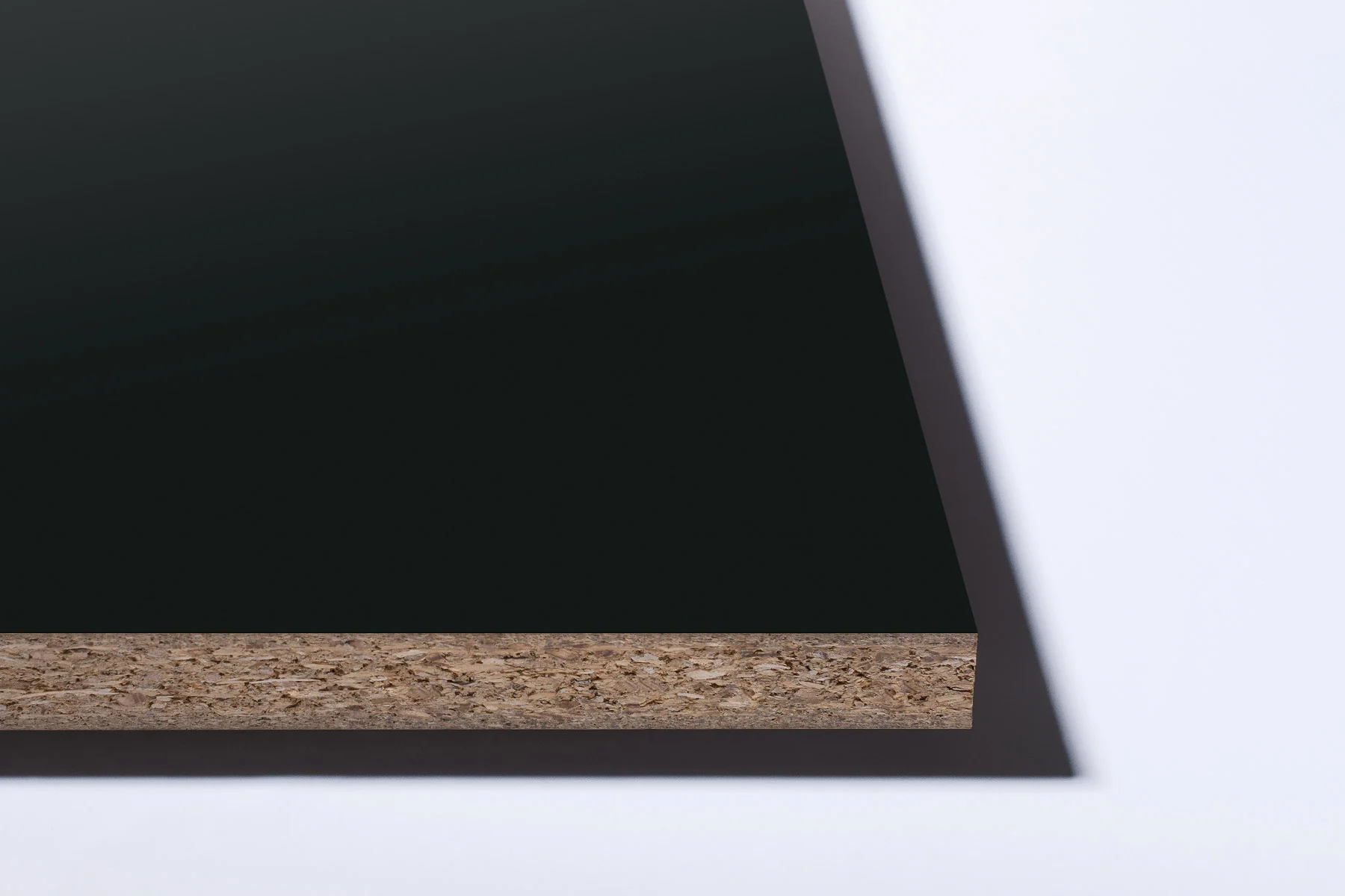 Kronospan 0190 PE Black Laminated Chipboard 2800 × 2070 mm