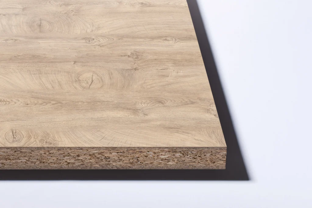 Kronospan K107 PW Elegance Endgrain Oak Laminated Chipboard 2800 × 2070 mm