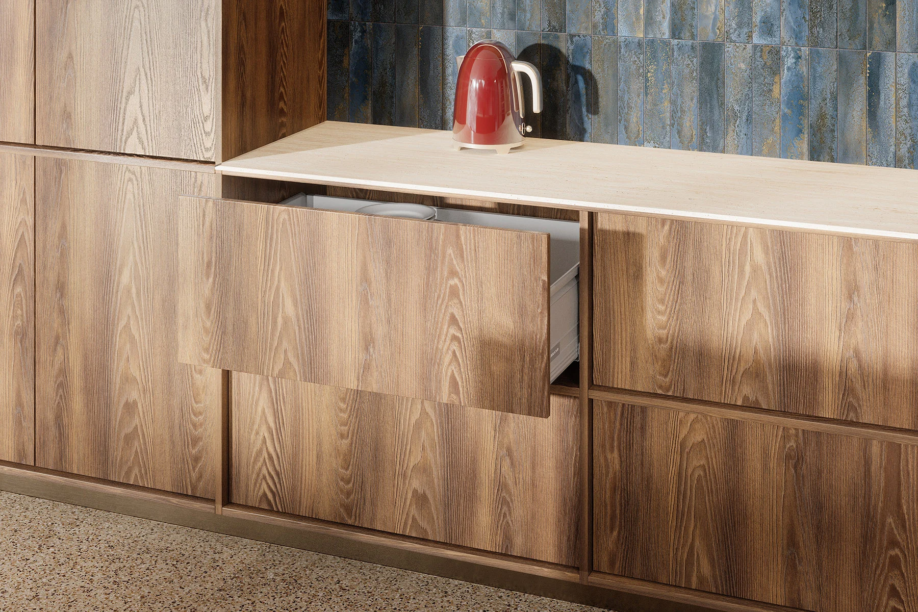 Laminaaditud puitlaastplaat Kronospan K532 AD Flamed Arvadonna Chestnut 2800 × 2070 mm