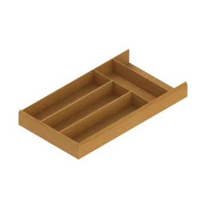 Drawer insert wooden for cutlery