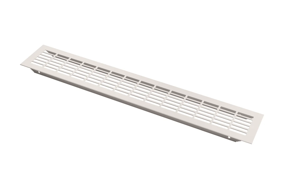 Aluminium ventilation grille 80 × 480 mm, GTV