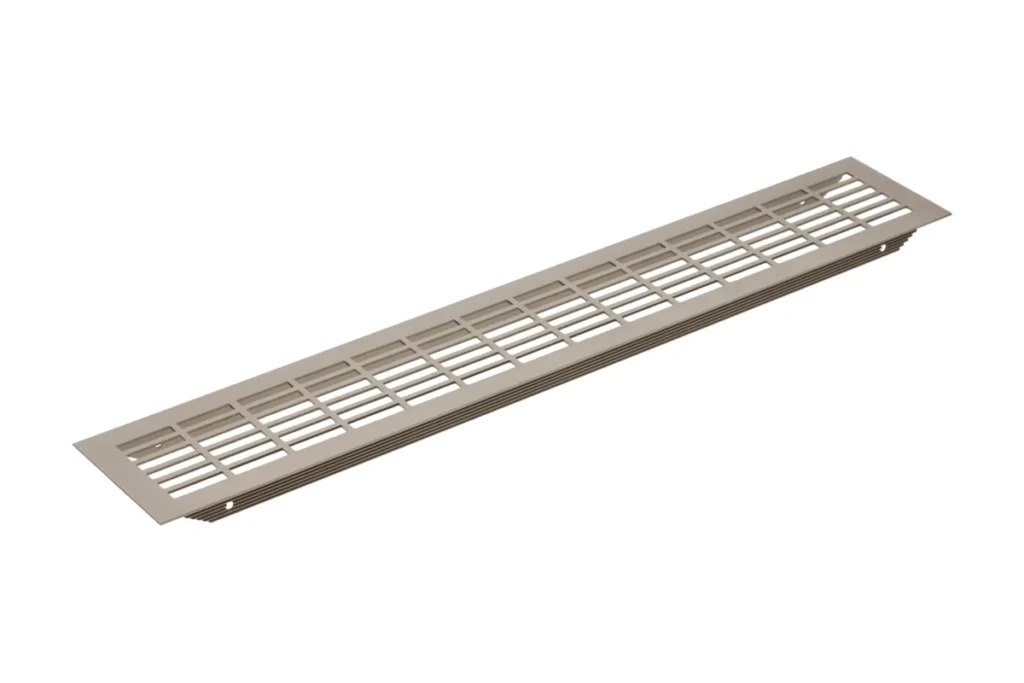 Aluminium ventilation grille 80 × 480 mm, GTV