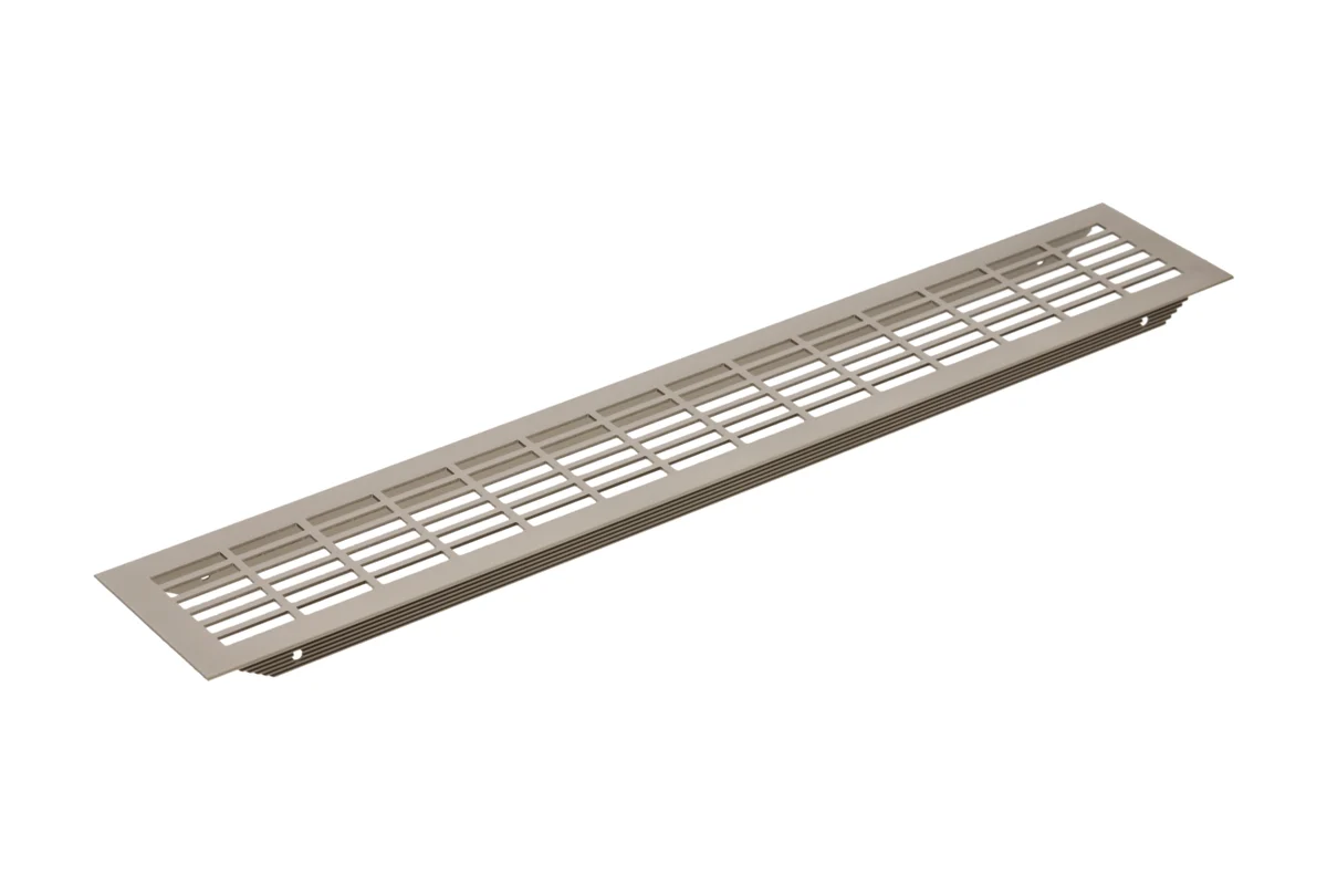 Aluminium ventilation grille 80 × 480 mm, GTV