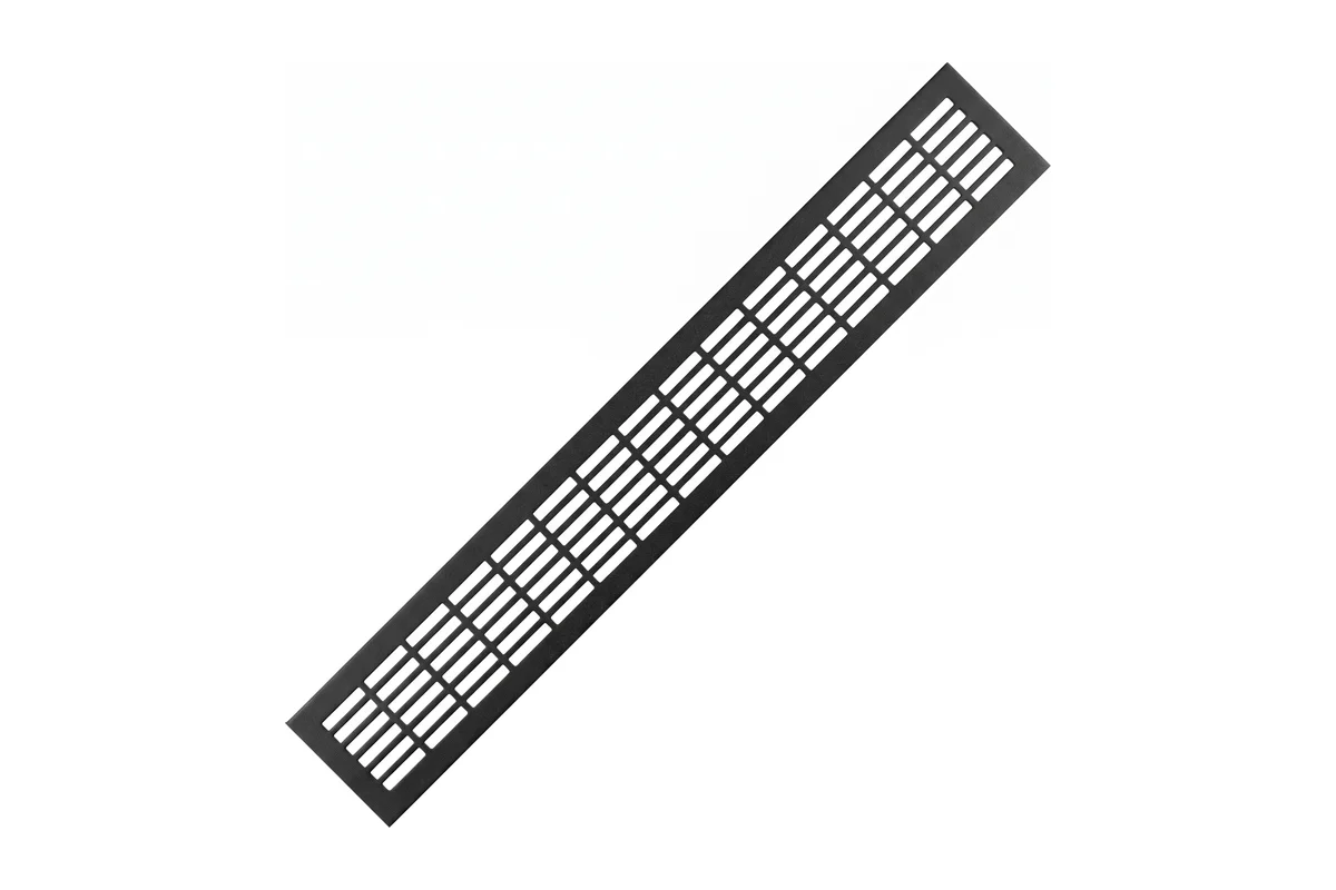 Aluminium ventilation grille 80 × 480 mm, REJS