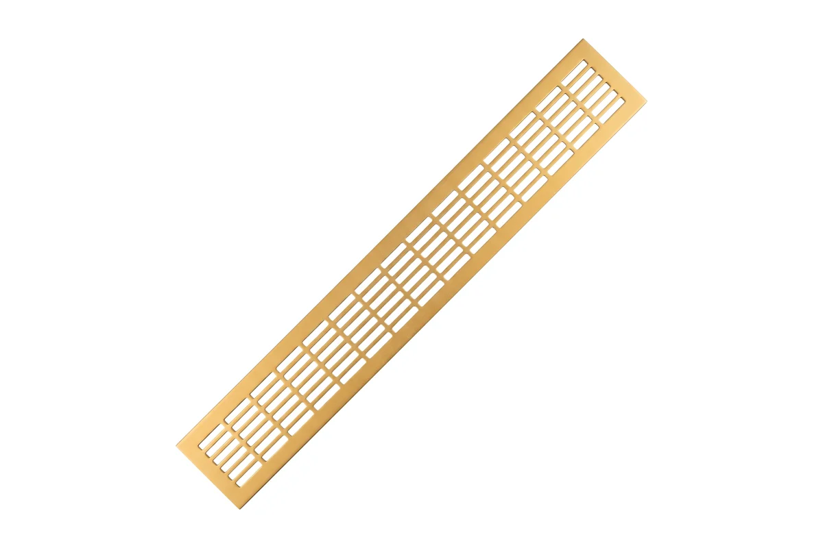 Aluminium ventilation grille 80 × 480 mm, REJS