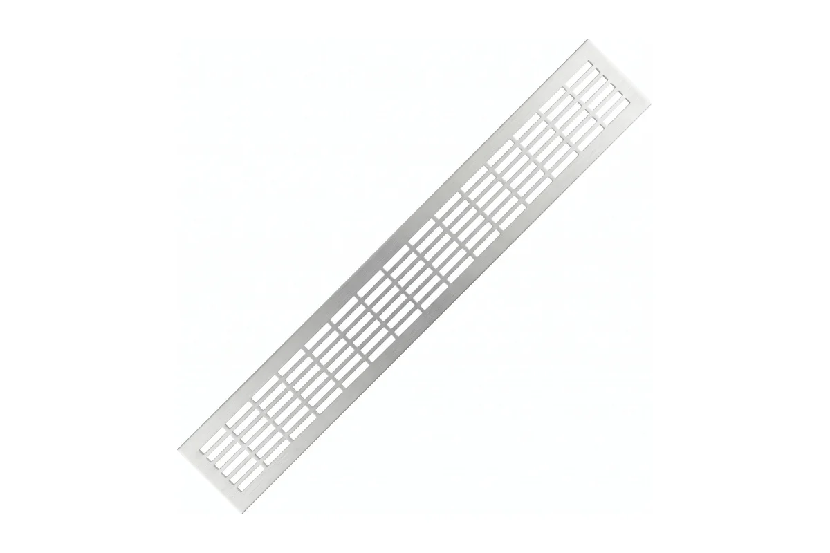 Aluminium ventilation grille 80 × 480 mm, REJS