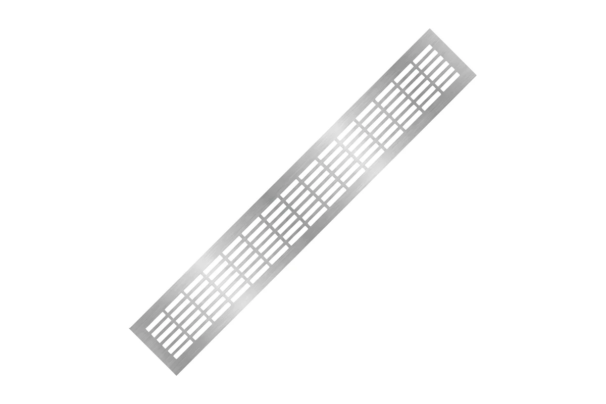 Aluminium ventilation grille 80 × 480 mm, REJS