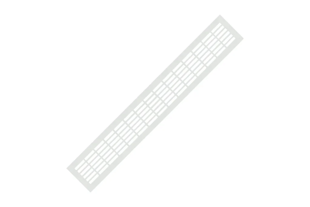 Aluminium ventilation grille 80 × 480 mm, REJS