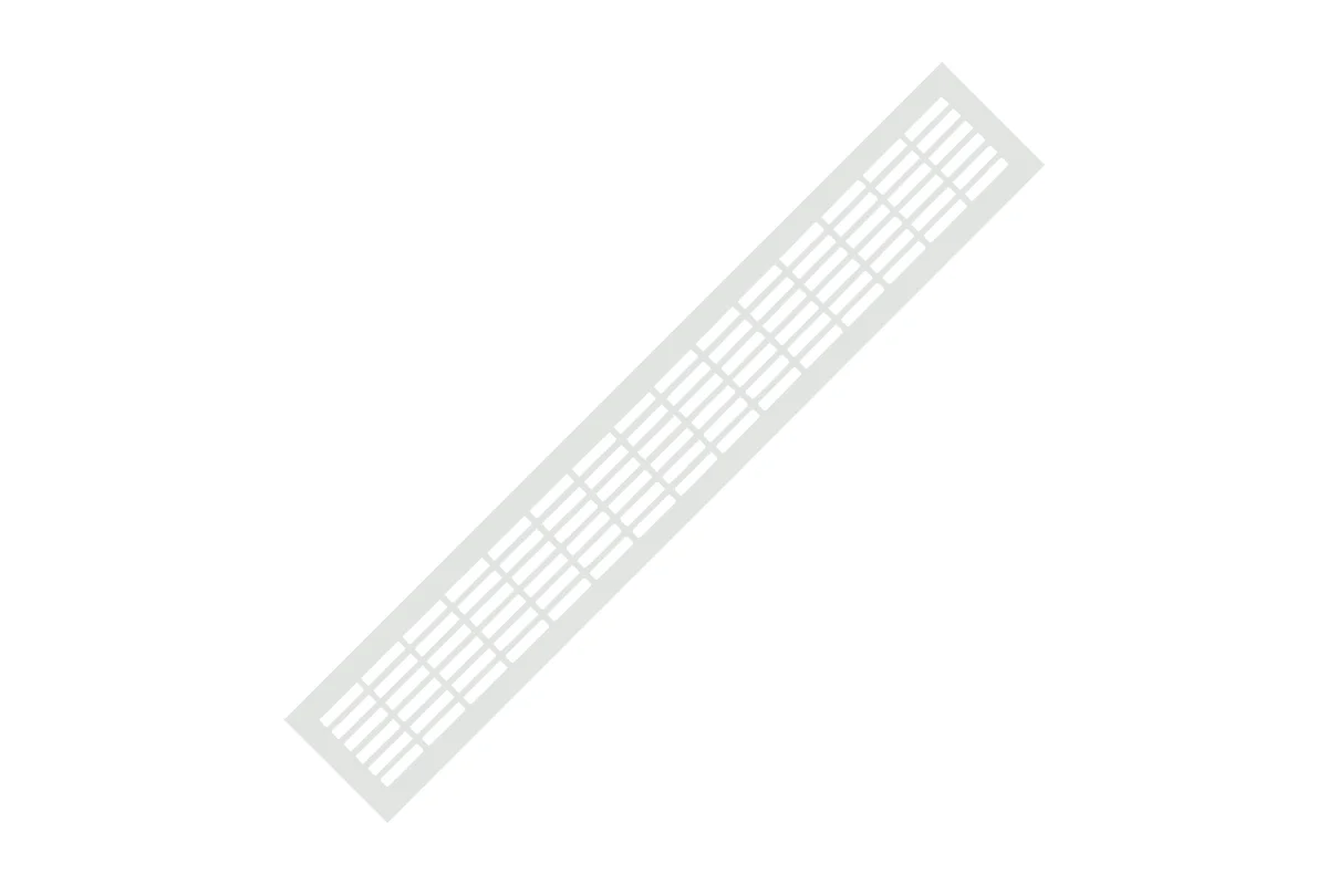 Aluminium ventilation grille 80 × 480 mm, REJS